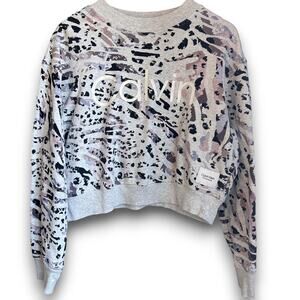 Calvin Klein Cropped Camo Sweatshirt- Size XL